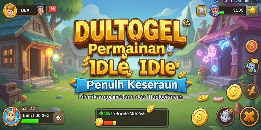 Tampilan gameplay DULTOGEL yang menarik dan penuh warna.