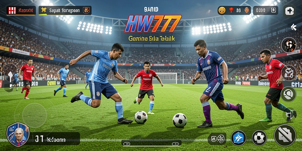 Tampilan gameplay HW777 yang mendebarkan dan penuh aksi.