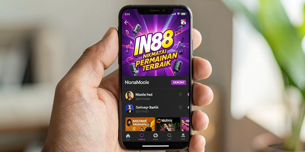 Screenshot gameplay IN88 menampilkan interaksi pengguna dengan musik.