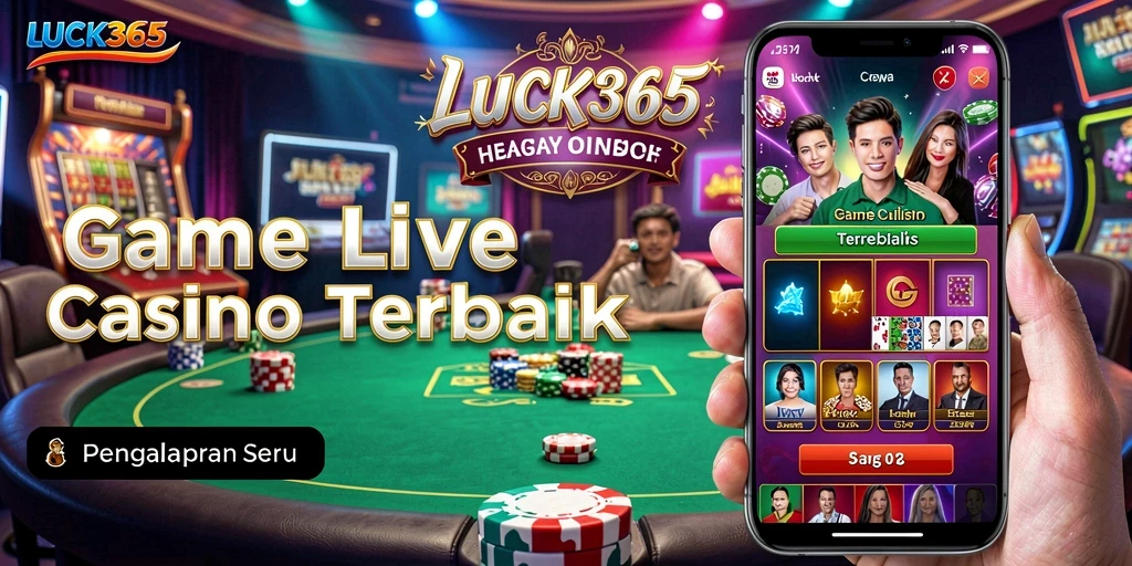 Tampilan menakjubkan dalam permainan Live Casino LUCK365.