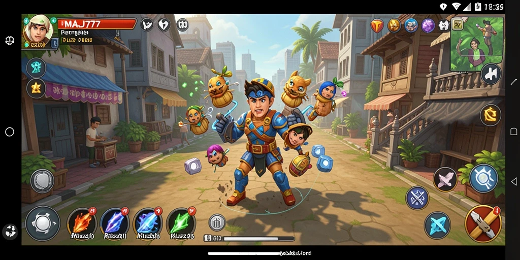 Tangkapan layar utama MAJ777 menampilkan gameplay Puzzle yang menarik dan menantang.