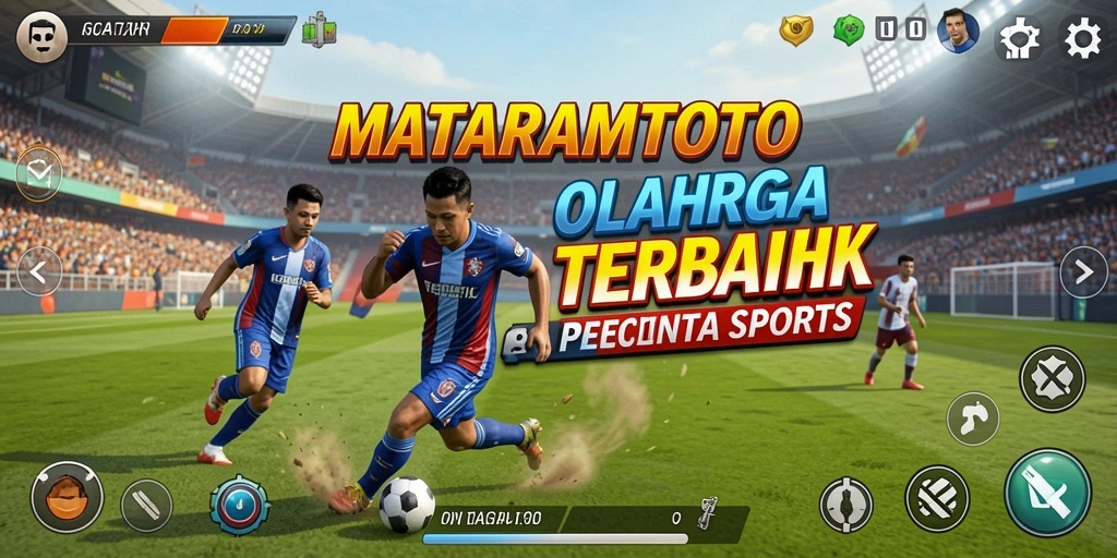 Tampilan utama <strong>MATARAMTOTO</strong> menunjukkan gameplay olahraga yang seru dan dinamis.