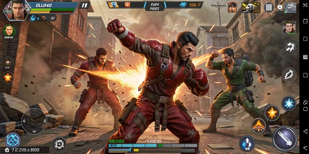 Tampilan gameplay action yang mendebarkan di OLLO4D.