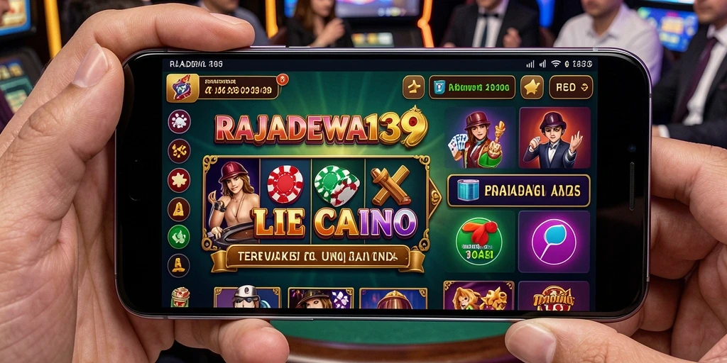 Tampilan gameplay menarik RAJADEWA138 dengan dealer langsung dan meja permainan.