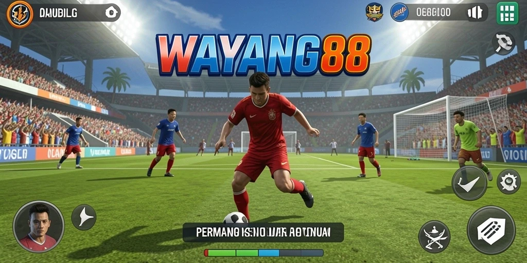 Tampilan gameplay menarik di <strong>WAYANG88</strong> dengan aksi olahraga yang mendebarkan.