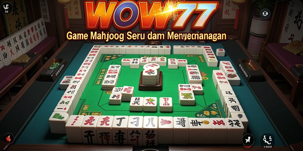 Screenshot gameplay WOW77 menampilkan permainan mahjong yang seru dan menantang.